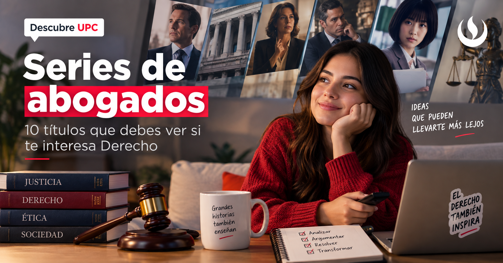 Series de abogados recomendadas para estudiantes interesados en Derecho.